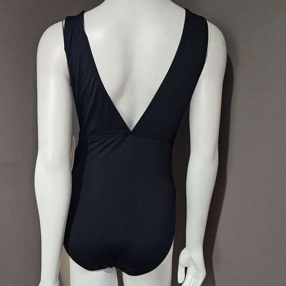 Michael Michael Kors Plunge Wrap-Front One-Piece Swimsuit - Picture 4 of 12
